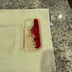 Red Glitter Phone Case